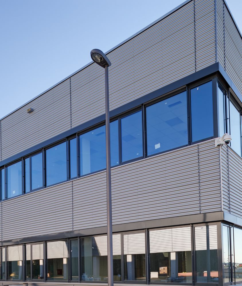 fachada de vidro em Mogi das Cruzes